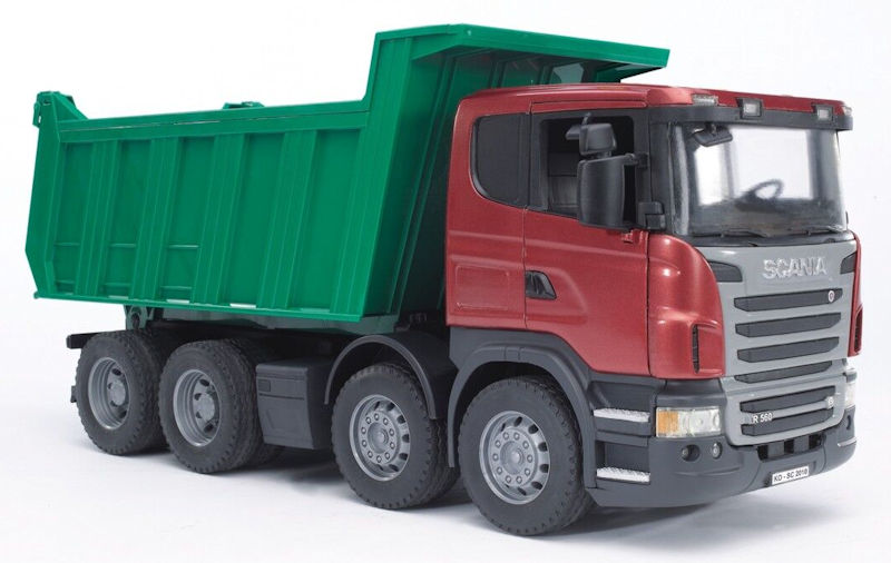 03550 - Bruder Toys Scania R Series Tipper Dump Truck Pro