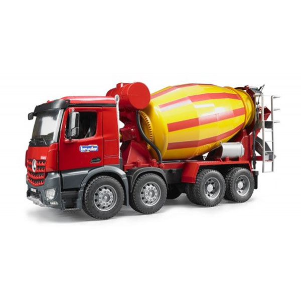 bruder mb arocs snow plow truck