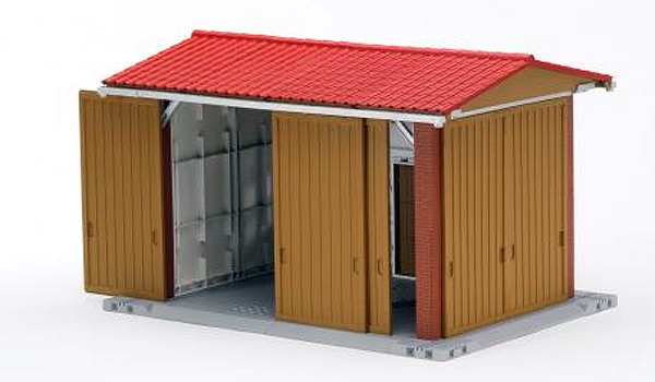 3-bay wide open front pole shed murfcraft toy barns