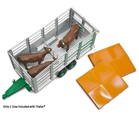 BRUDER Cattle transport trailer including 1 cow (2227) - Kington