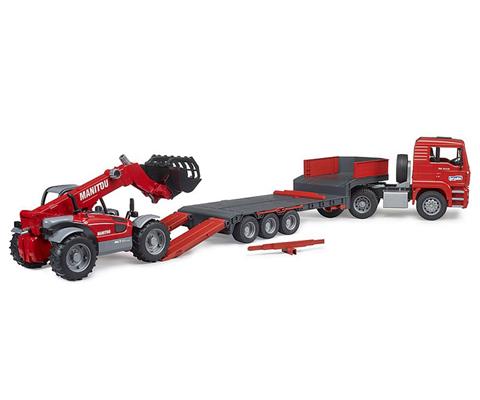 Bruder Toys MAN TGA Low Loader - 02774