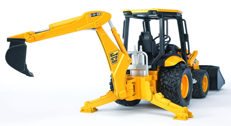 Highly Precision model JCB MIDI CX Backhoe loader Yellow scale 1:16 Loader Toy 