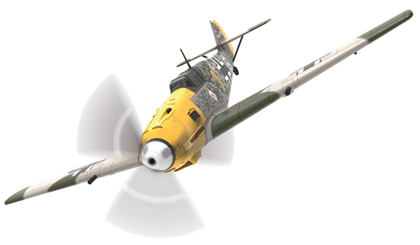 AA28001 - Corgi Messerschmitt Bf 109E 4 WNr5057 Oberleutnant Josef