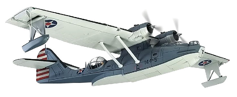 Pby-5a Us Navy Catalina Seaplane Plastic Model Kit