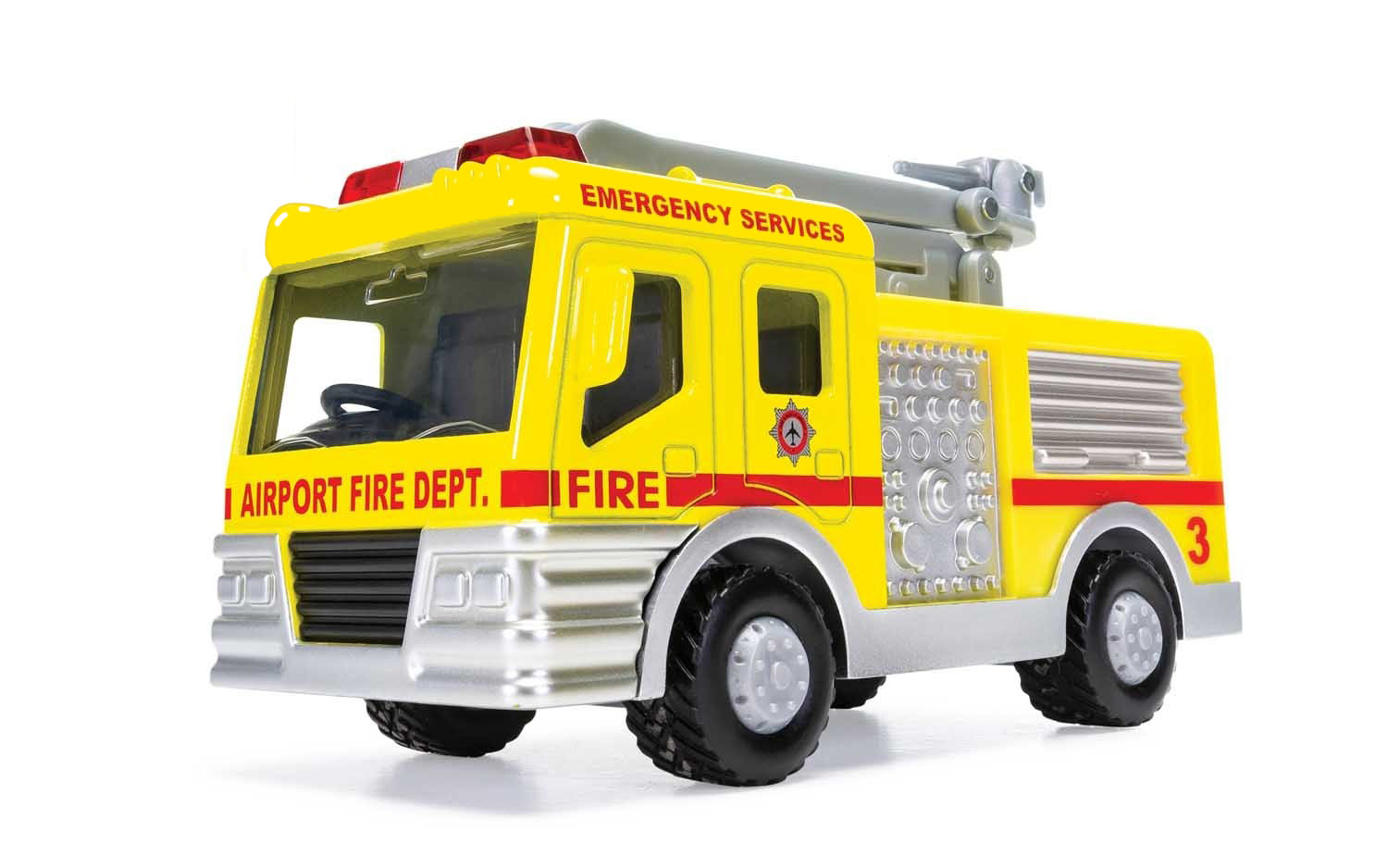 CH033 - Corgi Airport Fire Crane Snorkel UK Corgi Chunkies