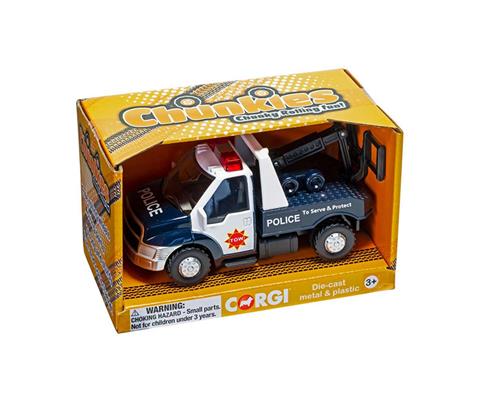 Corgi Chunkies Polizei-Abschleppwagen – Robustes Metall-Spielzeug, Rollt Frei, Für Kinder Ab 3 Jahren