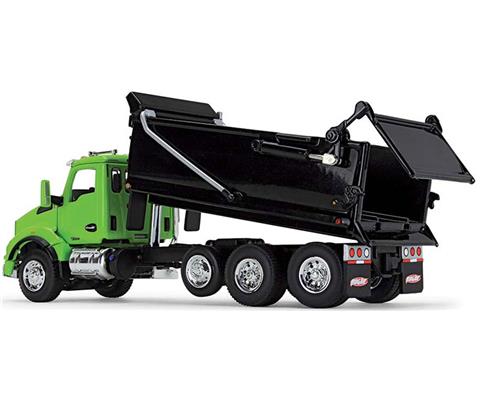 Kenworth T880 Rogue Dump Truck in Lime Green and Black - 60-1413