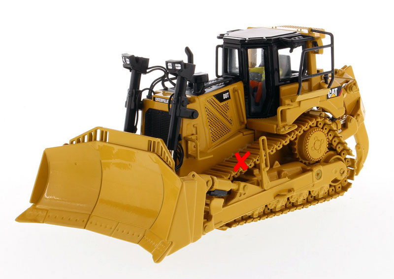 Caterpillar D10T Diecast Masters 1/50 – Bulldozer Avec Ripper Et Figurine