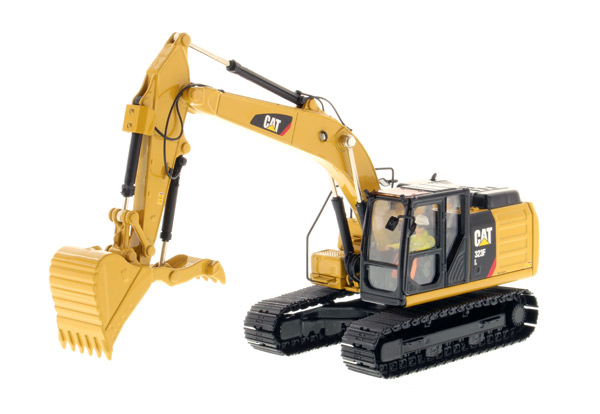 1/50 CAT 323F L Hydraulic Excavator Thumb-High Line Series 85924 Construction 