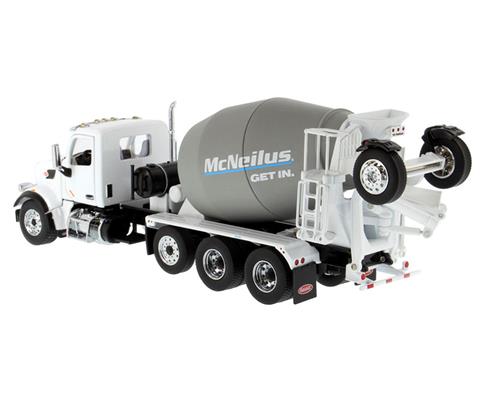 Peterbilt 567 Cab in White with Gray McNeilus Bridgemaster