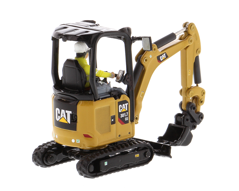 Cat Caterpillar 301.7 CR Mini Excavator 1:50 Scale Diecast Masters 85597