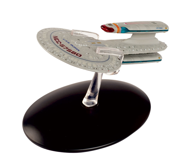 Eaglemoss Star Trek USS Buran NCC-57580l Challenger Class Starship #114 w/Mag 