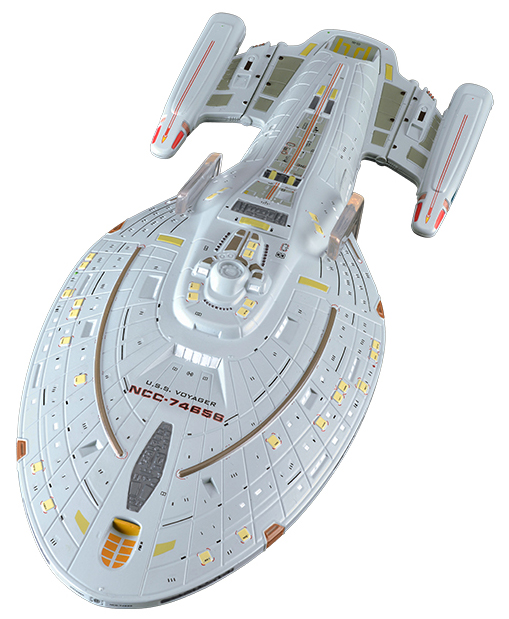 Voyager NCC-74656 Starship EAGLEMOSS Box-Display Edition 5 Star Trek U.S.S 