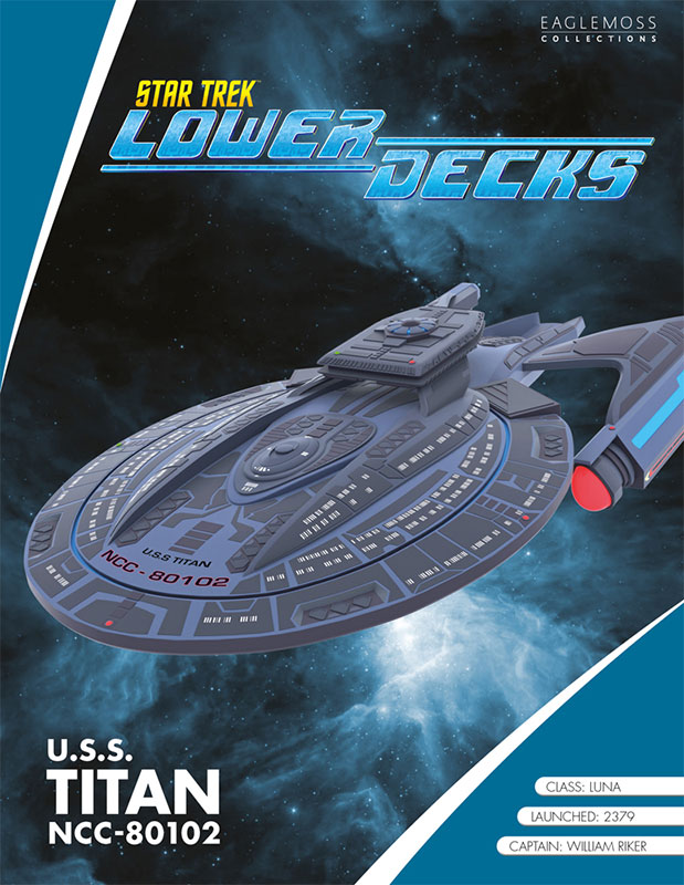 USS TITAN NCC-80102 Sonderausgabe Eaglemoss Star Trek Raumschiffsammlung engl. 