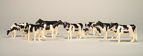 NEW Ertl 1:64 Black and White Holstein Cows 2 pcs 