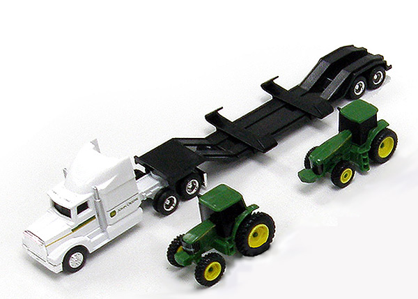 john deere hauler semi and tractor