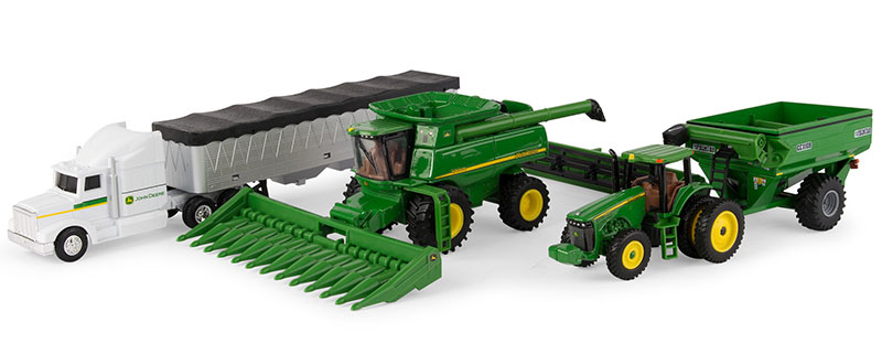 1/64 ERTL JOHN DEERE HARVESTING SET 