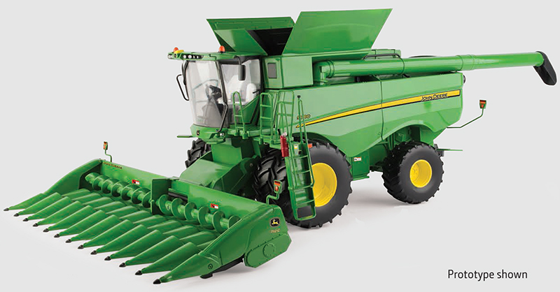 john deere toy combine 1 16 scale
