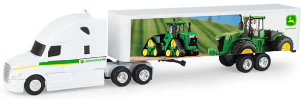 john deere hauler semi and tractor