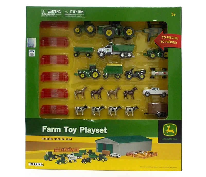 ERTL John Deere Farm Toy Playset 