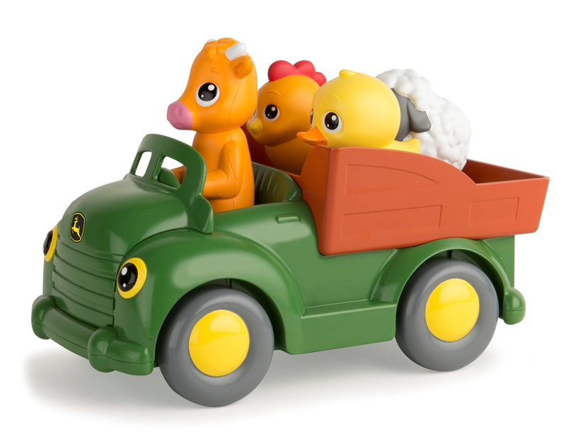 T16019 TOMY John Deere Learn N' Pop Farmyard Friends LP53371 