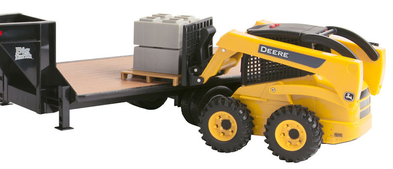 LP55403 John Deere Big Farm Truck and Trailer w/ Skid Steer