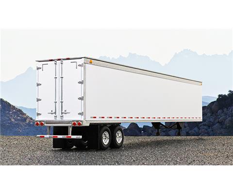 53 Dry Van Trailer in White - 50-3374
