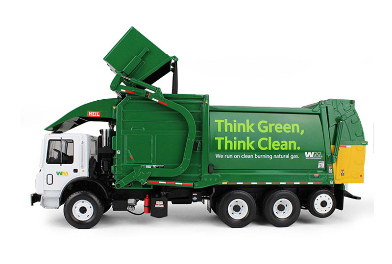 Toy Garbage Truck Wm Mack Side Loader | Wow Blog