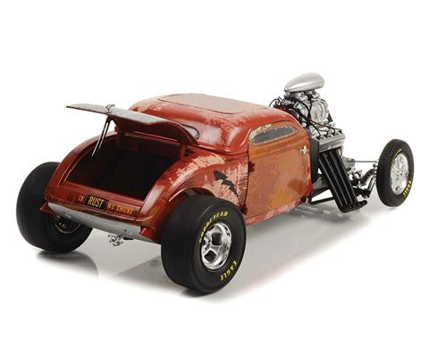 GMP 1:18 Nitro Coupe Hot Rod Year 1934 red metallic 18816