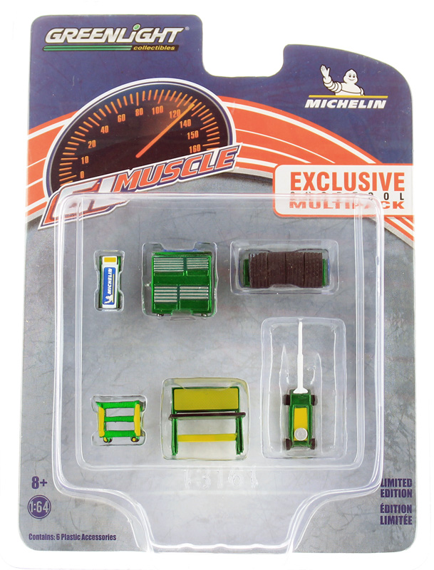 Details about   MICHELIN EXCLUSIVE SHOP TOOL MULTIPACK GREEN MACHINE CHASE GL MUSCLE GREENLIGHT 