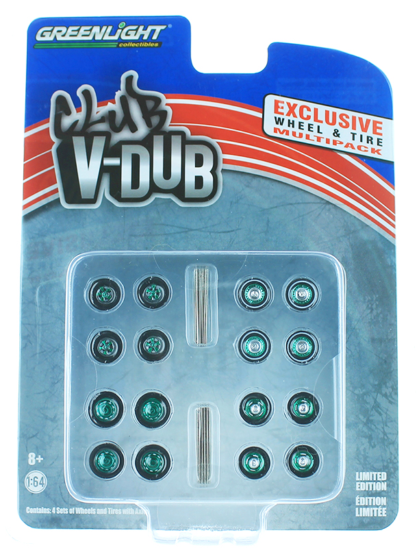 Greenlight Mopar Roue et Pneu 4pcs Pack 13168 1//64