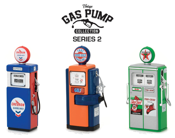 14020-CASE - Greenlight Diecast Vintage Gas Pump Collection Series 2 12