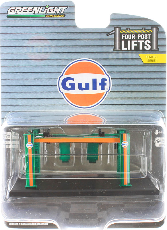 Gulf Oil. Greenlight Auto Body Shop series Four-post lift