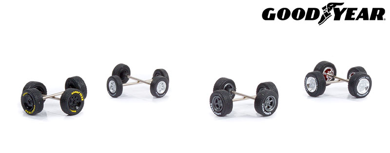 Greenlight 1:64 Scale Hobby Club Exclusif V-Dub VW wheels & Tires Multi-Pack 