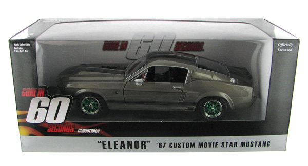 1967 FORD MUSTANG CUSTOM ELEANOR GONE IN 60 SECONDS 1/24 GREENLIGHT 18220 