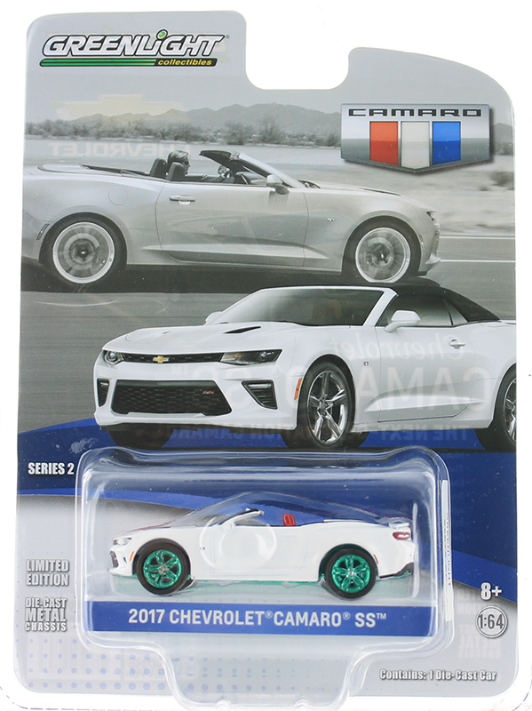 Greenlight General Motors Collection 2017 Chevrolet Camaro SS Convertible white