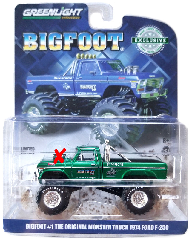 greenlight diecast bigfoot
