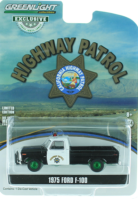 Greenlight Ford F100 1975 California Highway Patrol 30085 1/64