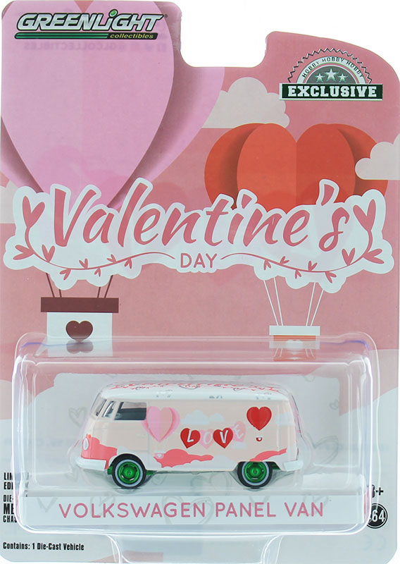 Greenlight Hobby Exclusive Volkswagen Panel Van Valentine’s Day