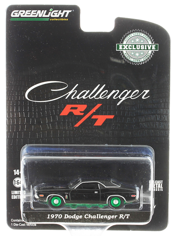 GreenLight 1:64 1970 Dodge Challenger R/T 426 HEMI The Black Ghost 30297
