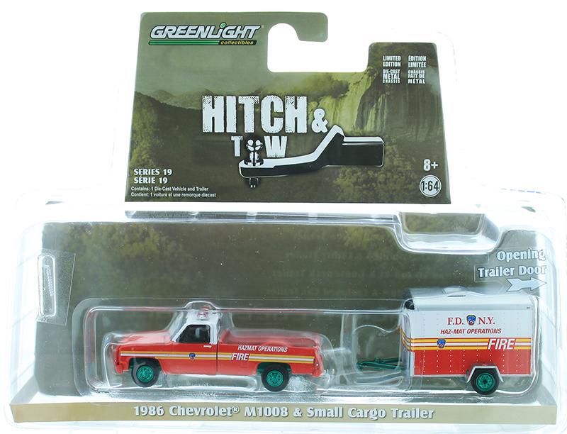 Greenlight 1/64 GREEN MACHINE FDNY New York City Fire 1986 Chevrolet M1008 Truck