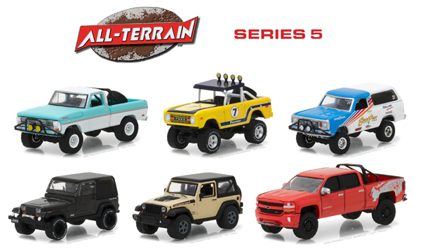 35090-CASE - Greenlight Diecast All Terrain Series 6 6 Piece Set