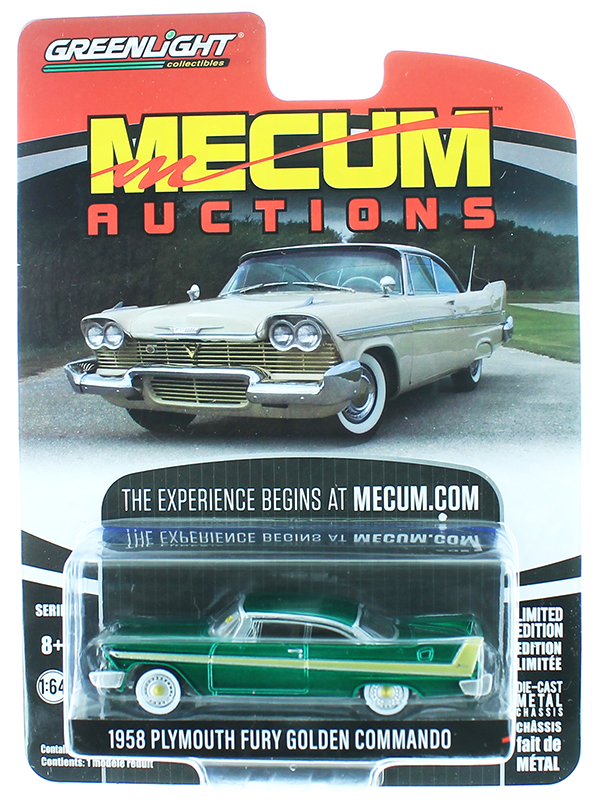 NG31 Greenlight Mecum Auctions 1958 Plymouth Fury Golden Commando 