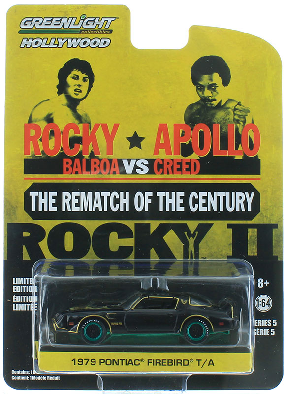 Rocky II 1979 Pontiac Firebird T/A  #44650-C Greenlight 1:64 Hollywood 