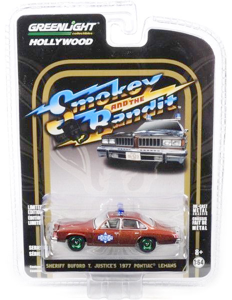 1977 Pontiac Lemans sheriff buford Smokey and the Bandit 1:64 GreenLight 44780