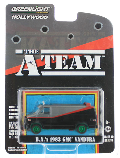 Greenlight "The A-Team" BA's 1983 GMC Vandura Chase Car 1/64 Diecast Car 44790B Greenlight "The A-Team" BA's 1983 GMC Vandura Chase Car 1/64 Diecast Car 44790B
