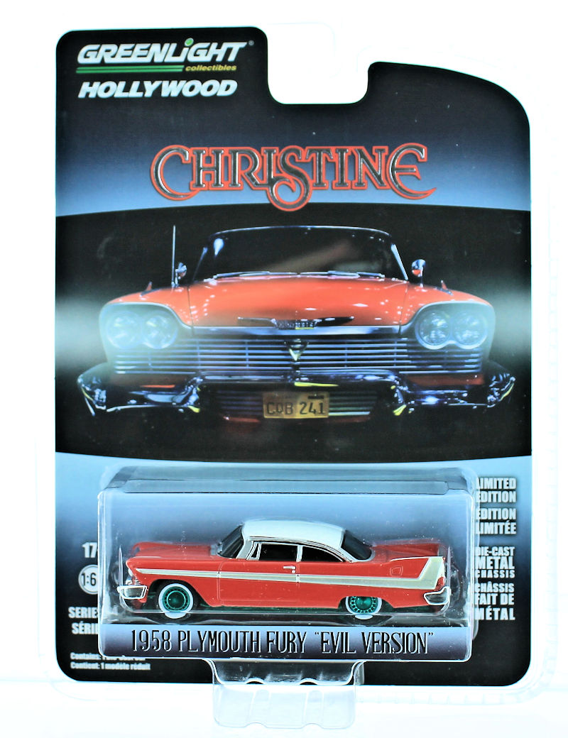 Greenlight 1/64 Plymouth Fury Christine Evil version Hollywood Series 24 44840B Greenlight 1/64 Plymouth Fury Christine Evil version Hollywood Series 24 44840B