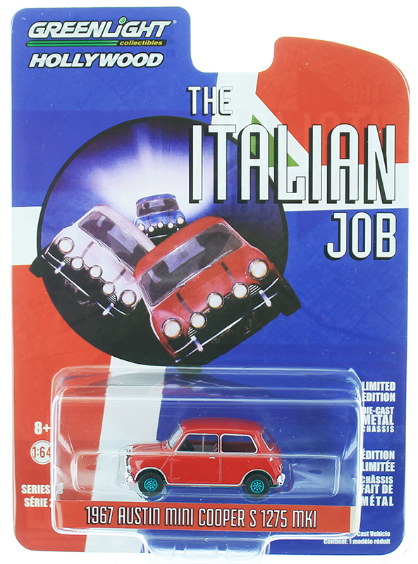 Greenlight The Italian Job Lot De 3 1967 AUSTIN MINI COOPER S 1/64 44880-A/B/C 