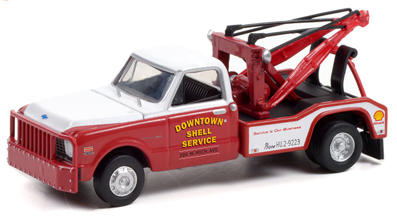 46080-B - Greenlight Diecast Downtown Shell Service Service is Our Business