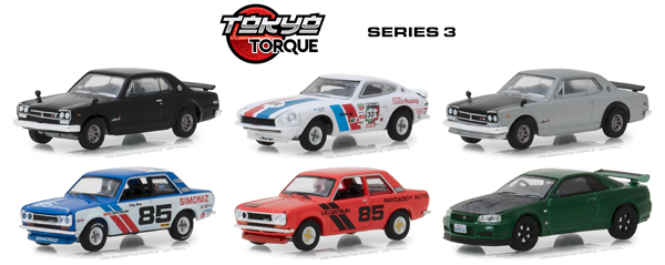 47010-CASE - Greenlight Diecast Tokyo Torque Series 3 6 Piece Case